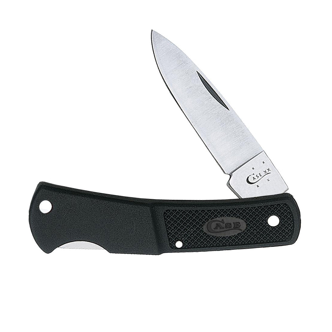 Black Zytel Lightweight Small Lockback Stainless Pocket Knife