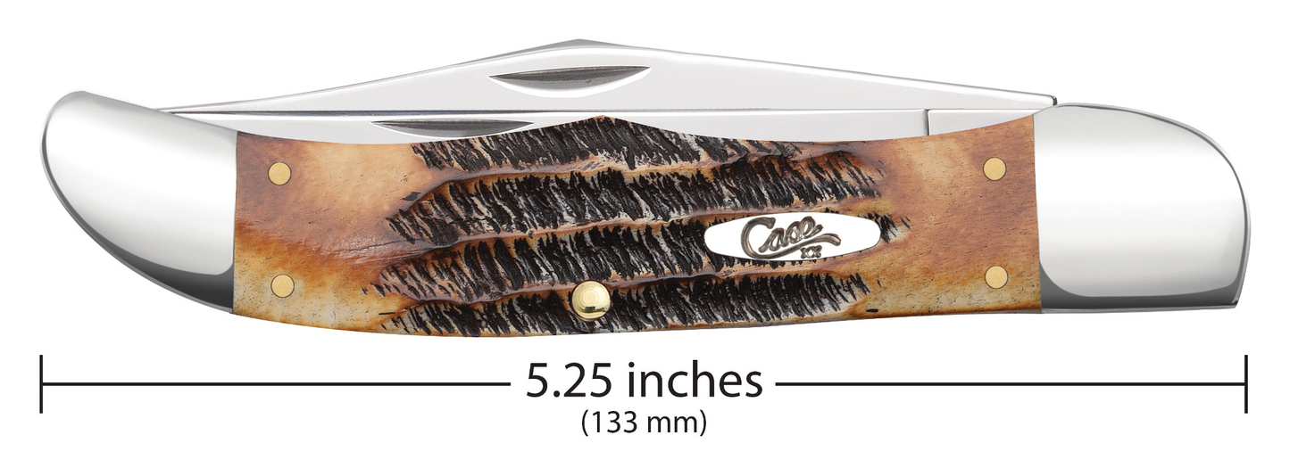 6.5 BoneStag® Folding Hunter with Leather Sheath