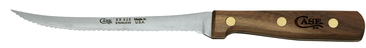 Household Cutlery 5 1/2" Tomato Slicer (Solid Walnut)