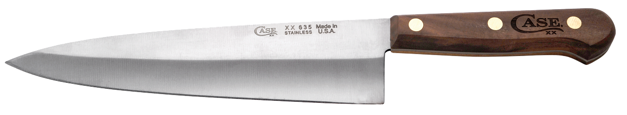 Household Cutlery 8" Chef's Knife (Solid Walnut)