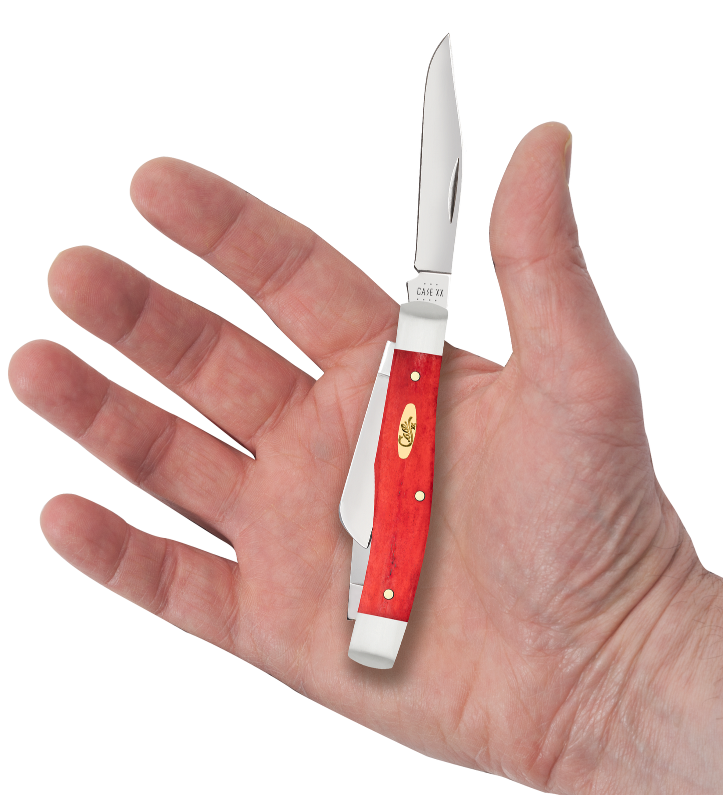 Dark Red Bone Smooth Medium Stockman with Pinched Bolsters