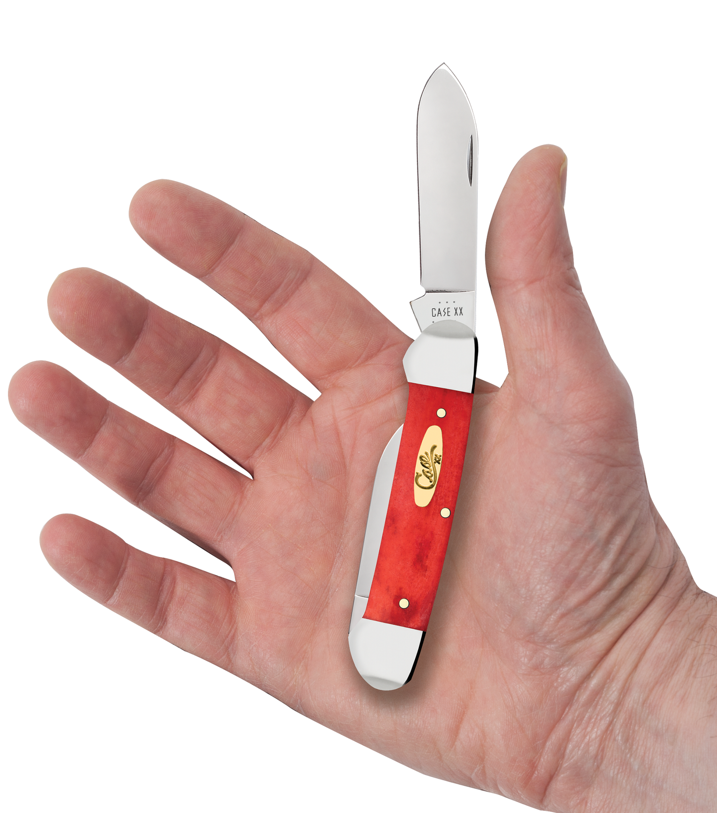 Dark Red Bone Smooth Canoe