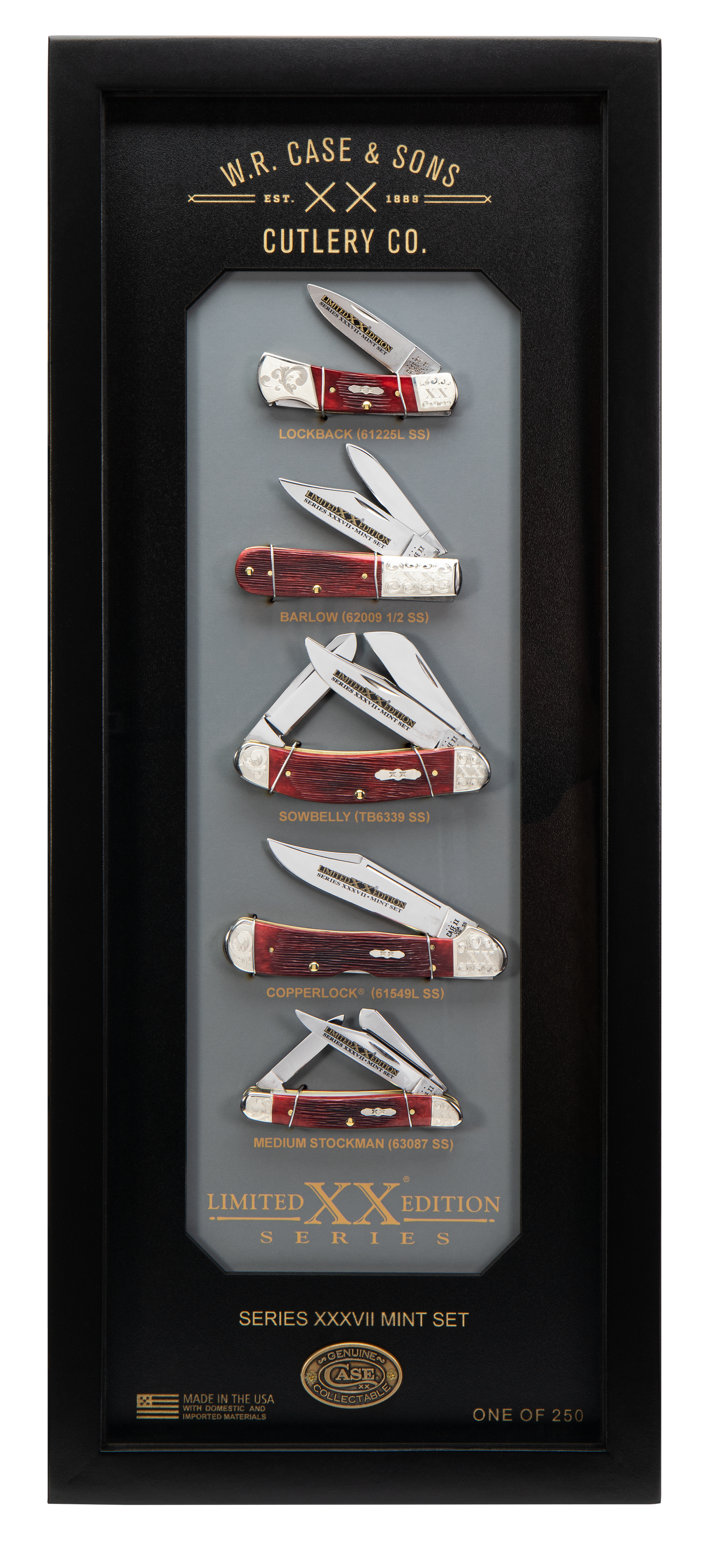 Limited Edition Old Red Bone 5-piece Mint Set