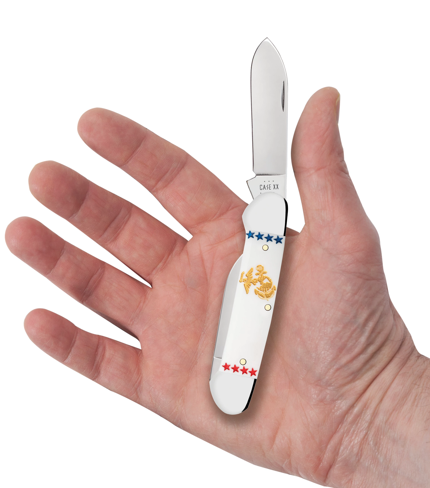 USMC® Embellished Smooth White Synthetic Canoe