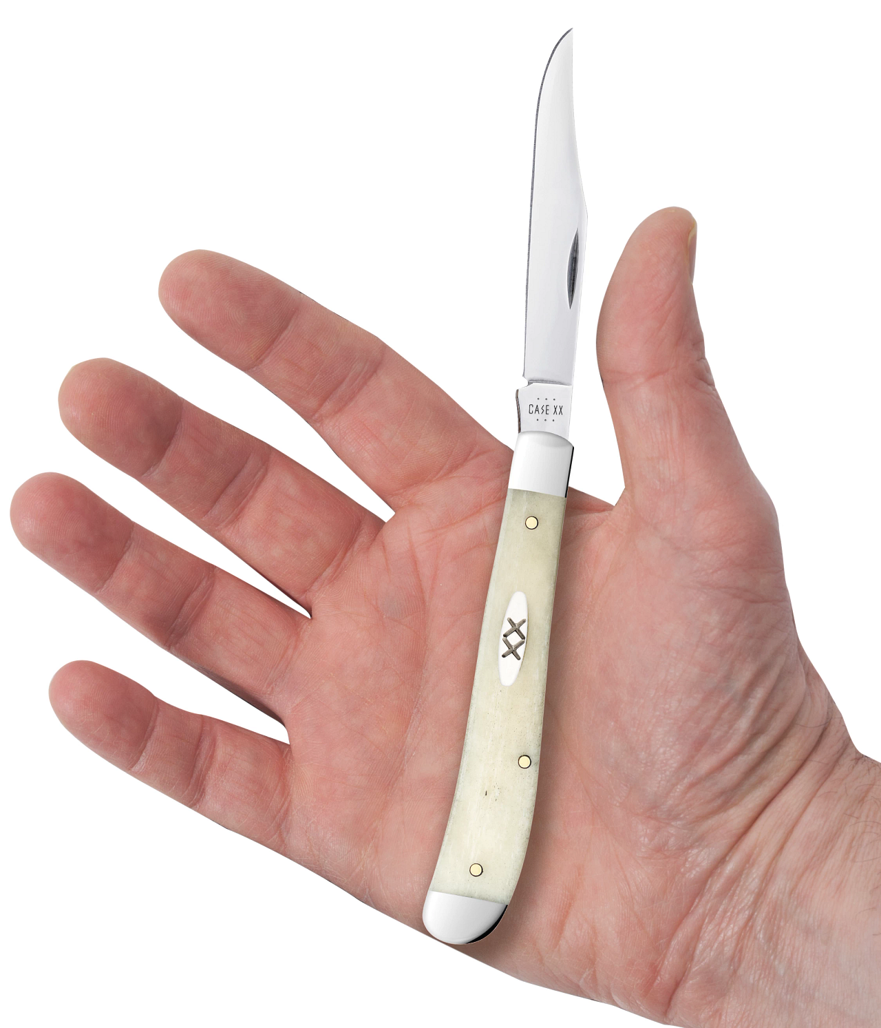 Smooth Natural Bone Slimline Trapper