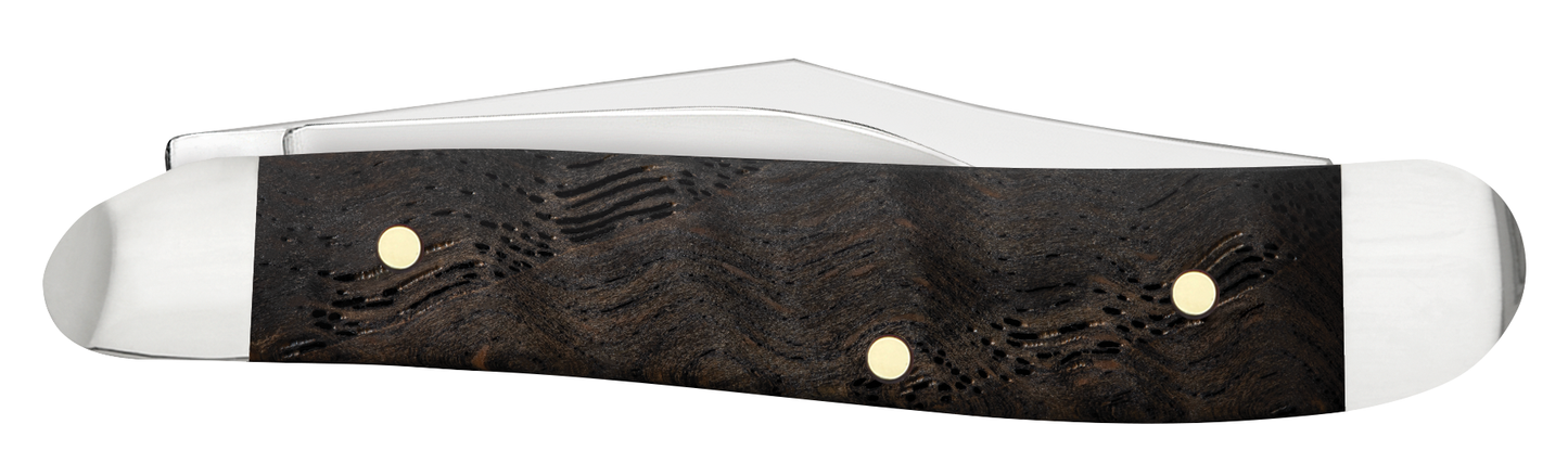 Black Burly Oak Wood Peanut