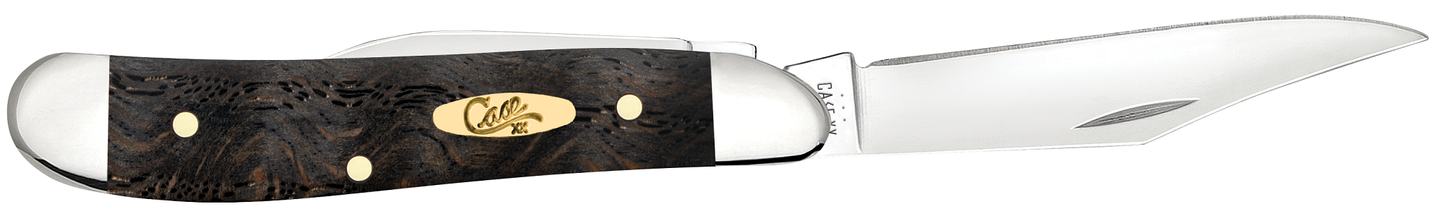 Black Burly Oak Wood Peanut