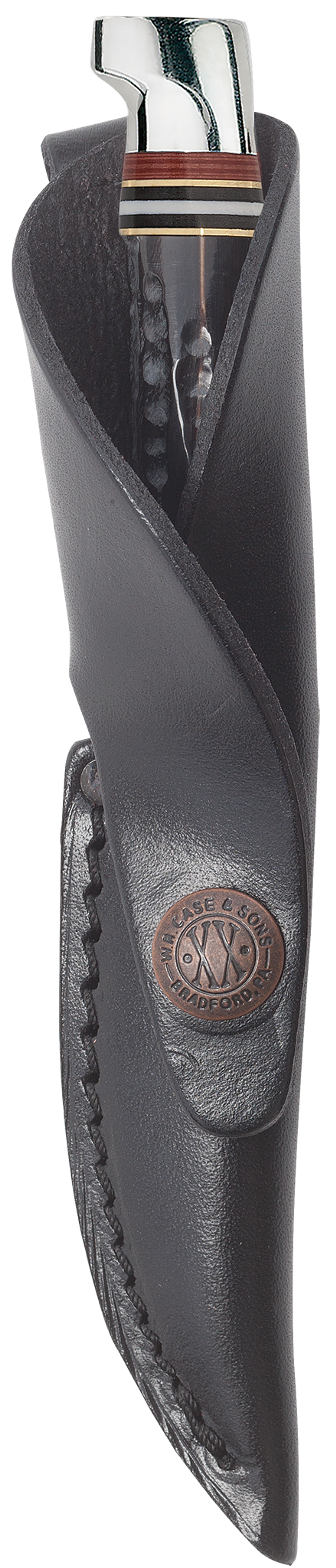 Buffalo Horn Mini FINN Hunter with Leather Sheath