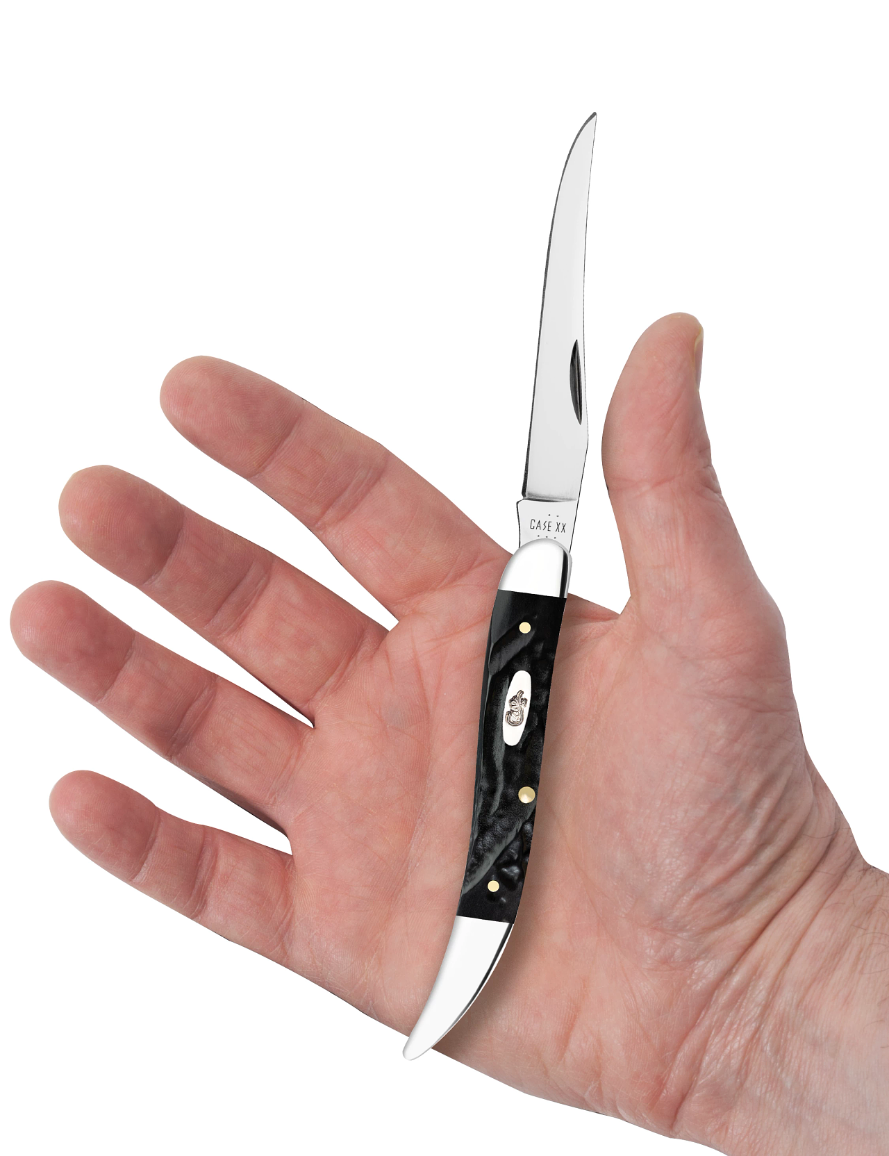 Jigged Rough Black® Synthetic Medium Texas Toothpick