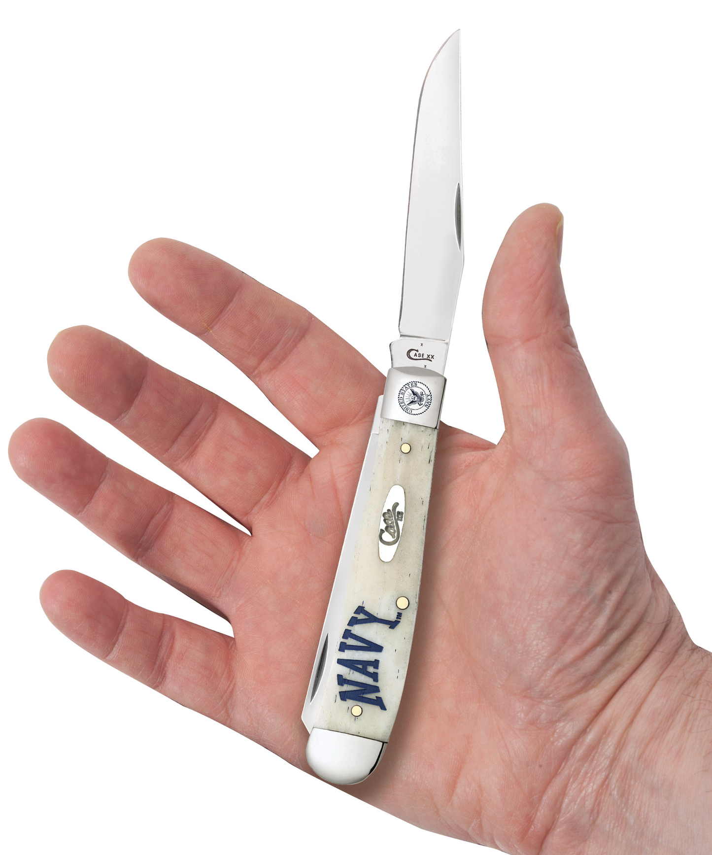 U.S. Navy® Embellished Smooth Natural Bone Trapper