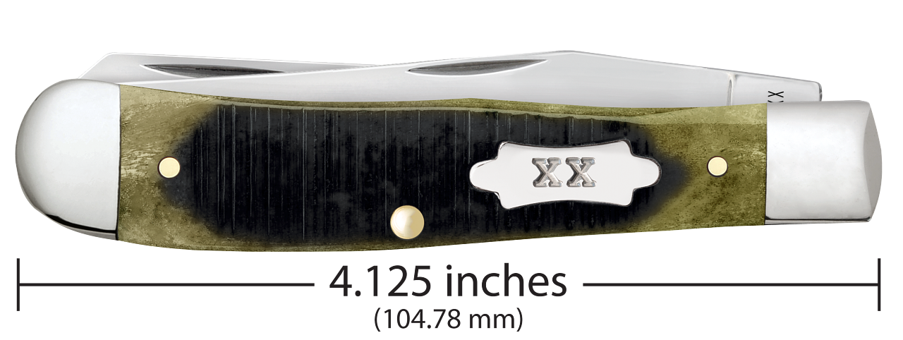 Sawcut Olive Green Bone Trapper