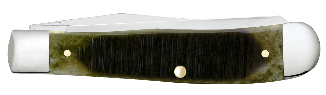 Sawcut Olive Green Bone Trapper
