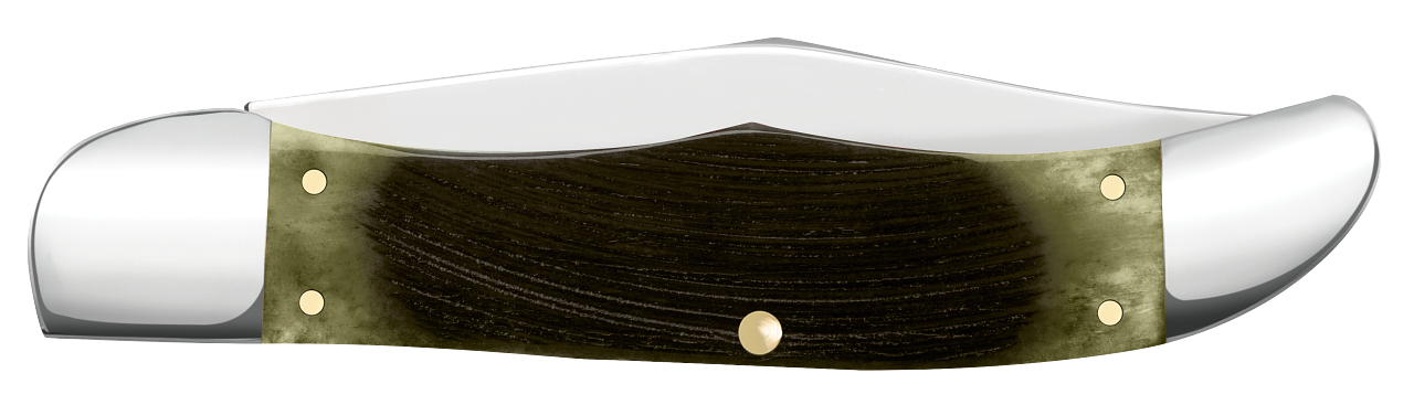 Sawcut Olive Green Bone Folding Hunter