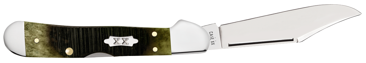 Sawcut Olive Green Bone Mini CopperLock