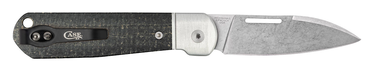 Bridgeline Highbanks Smooth Black Micarta First Production Run