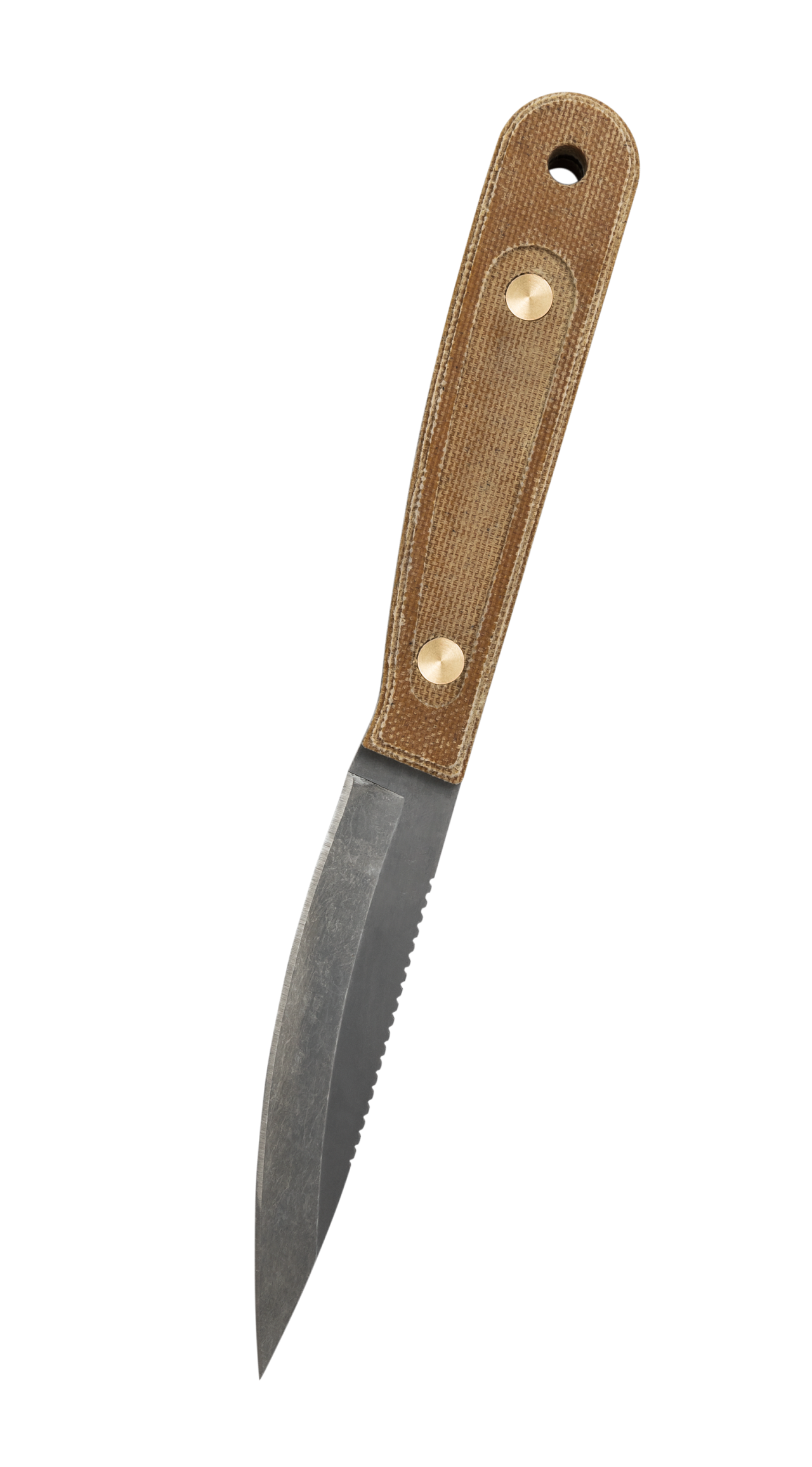 Roland Welker Smooth Natural Micarta® RW Caper