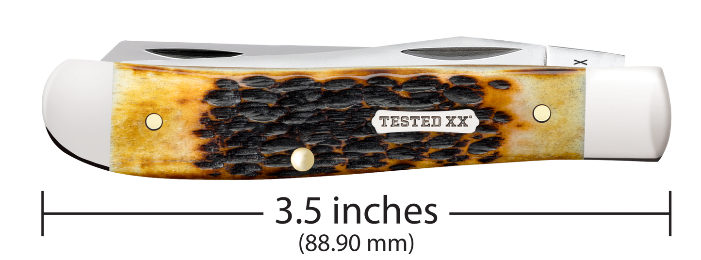Burnt Amber Bone Jig CS Mini Trapper