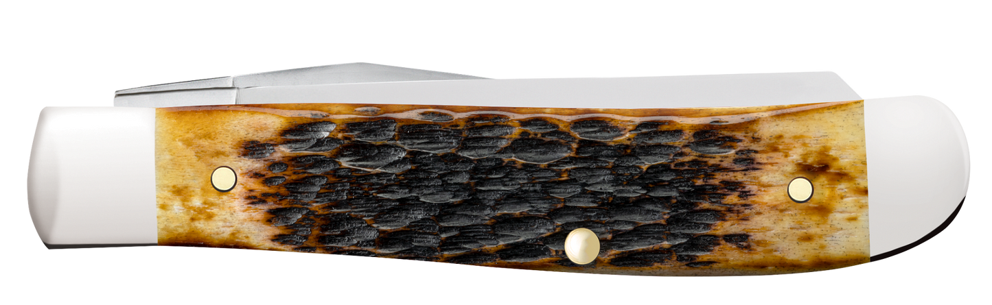 Burnt Amber Bone Jig CS Mini Trapper