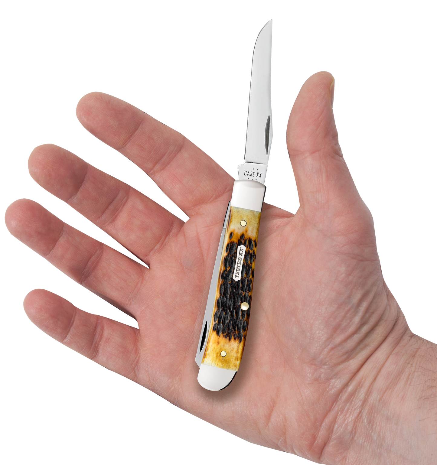 Burnt Amber Bone Jig CS Mini Trapper