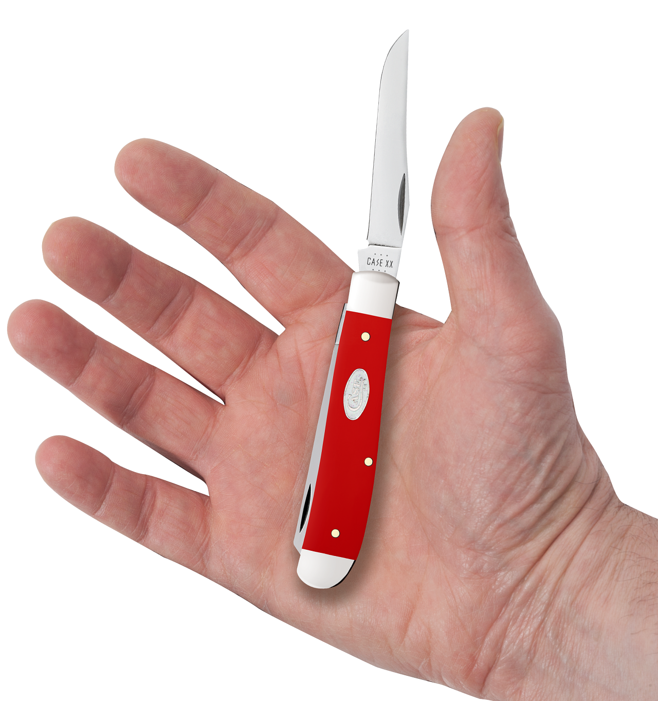White SparXX Red Delrin Mini Trapper