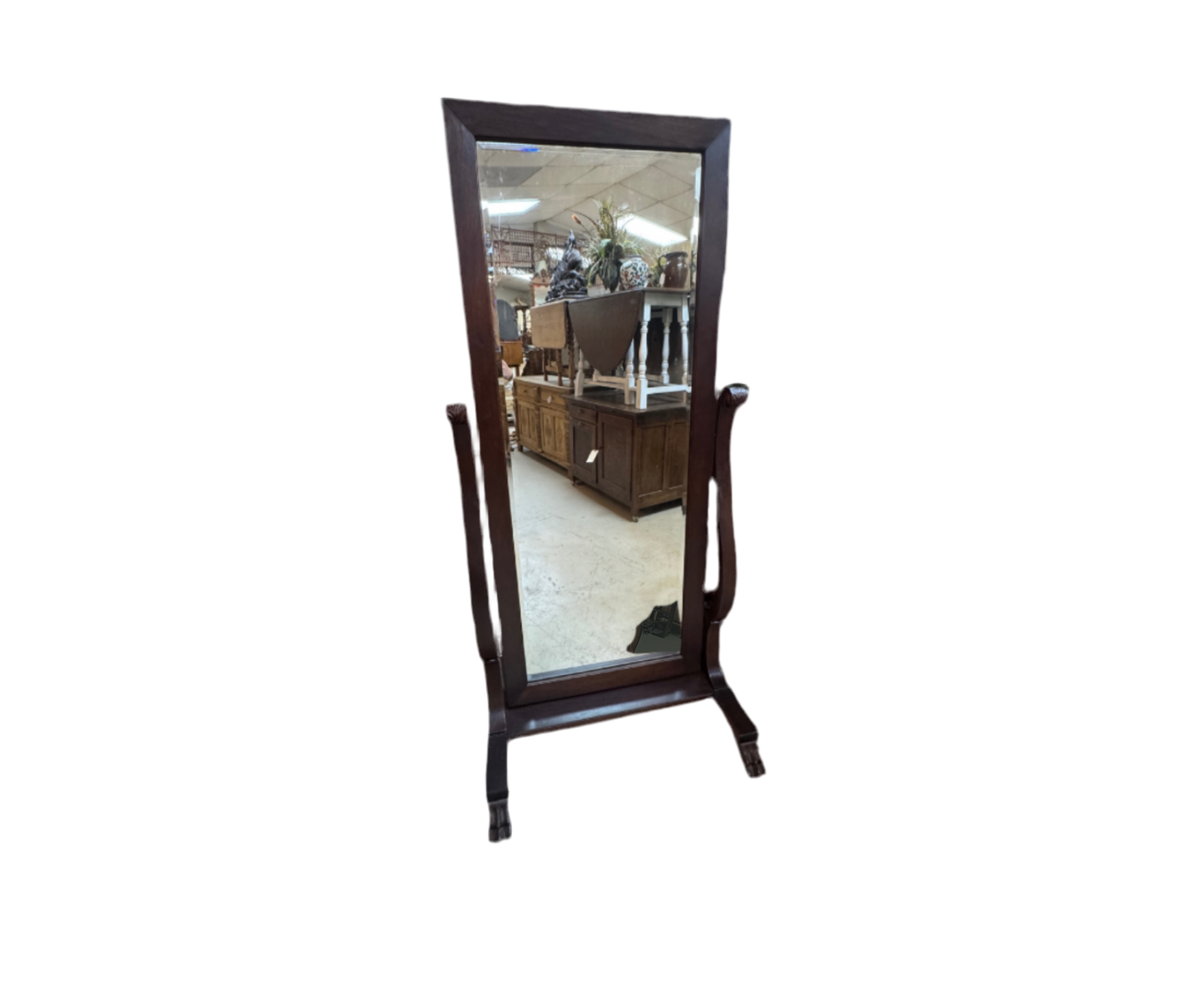 Federal Style Cheval Mirror