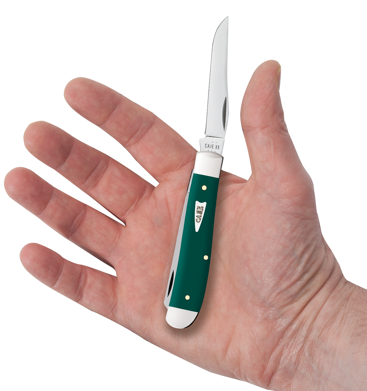 Case XX™ Mini Trapper Spruce Green Synthetic 64531 Stainless Pocket Knife