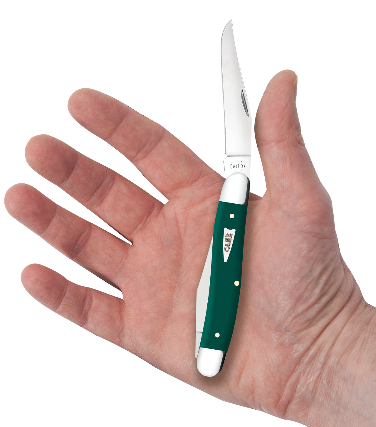 Case XX™ Muskrat Spruce Green Synthetic 64533 Stainless Pocket Knife