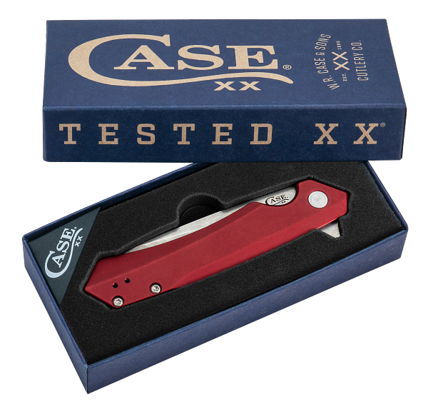 Red Anodized Aluminum Kinzua Tanto