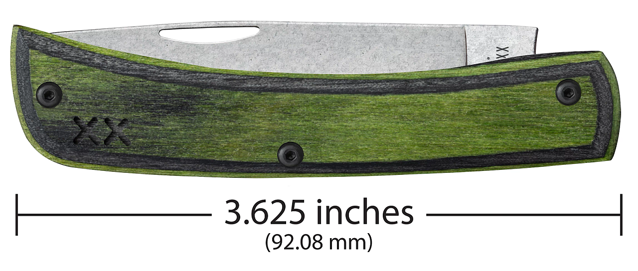 Green/Black Laminate Wood Smooth XR Sod Buster Jr.