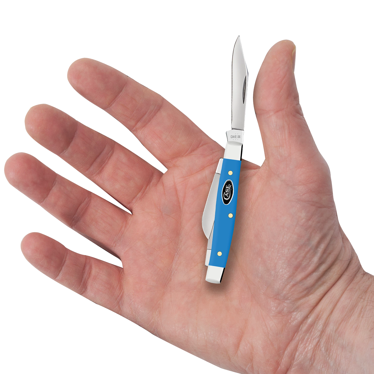 Light Blue Synthetic Small Stockman