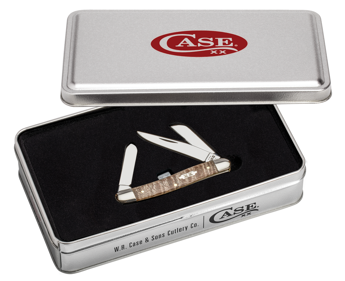 Natural Curly Maple Smooth Medium Stockman