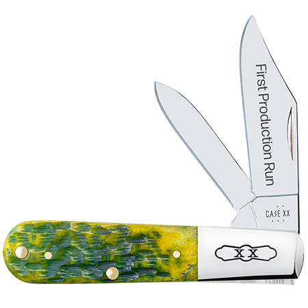 First Production Run Jigged Green Apple Bone Barlow