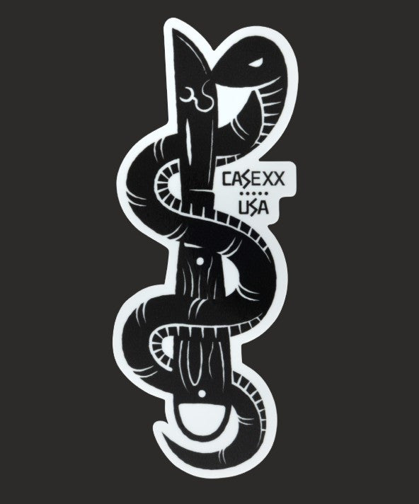 6 pk various design vinyl case stickers
