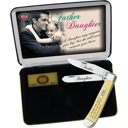FATHER/DAUGHTER YELLOW TRAPPER GIFT SET