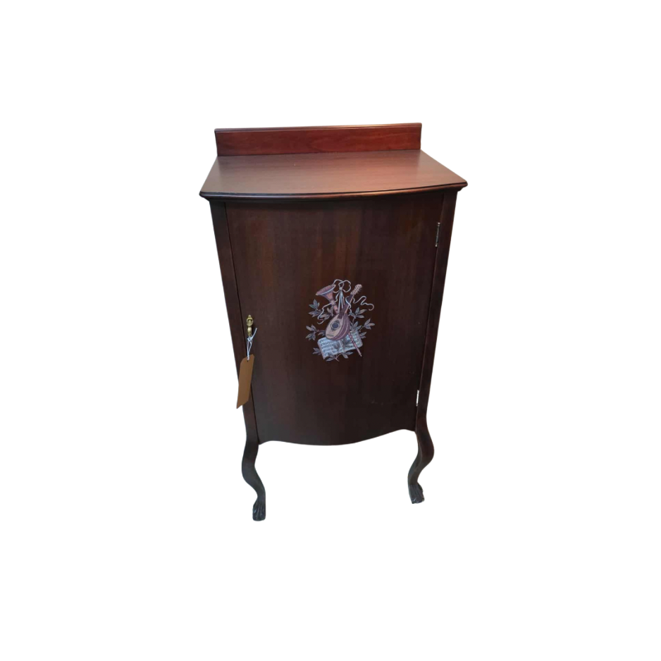 Antique Mahogany Sheet Music Cabinet