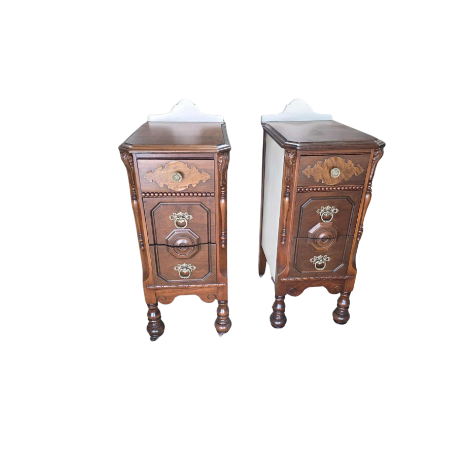 Two-Tone Depression Night Stands