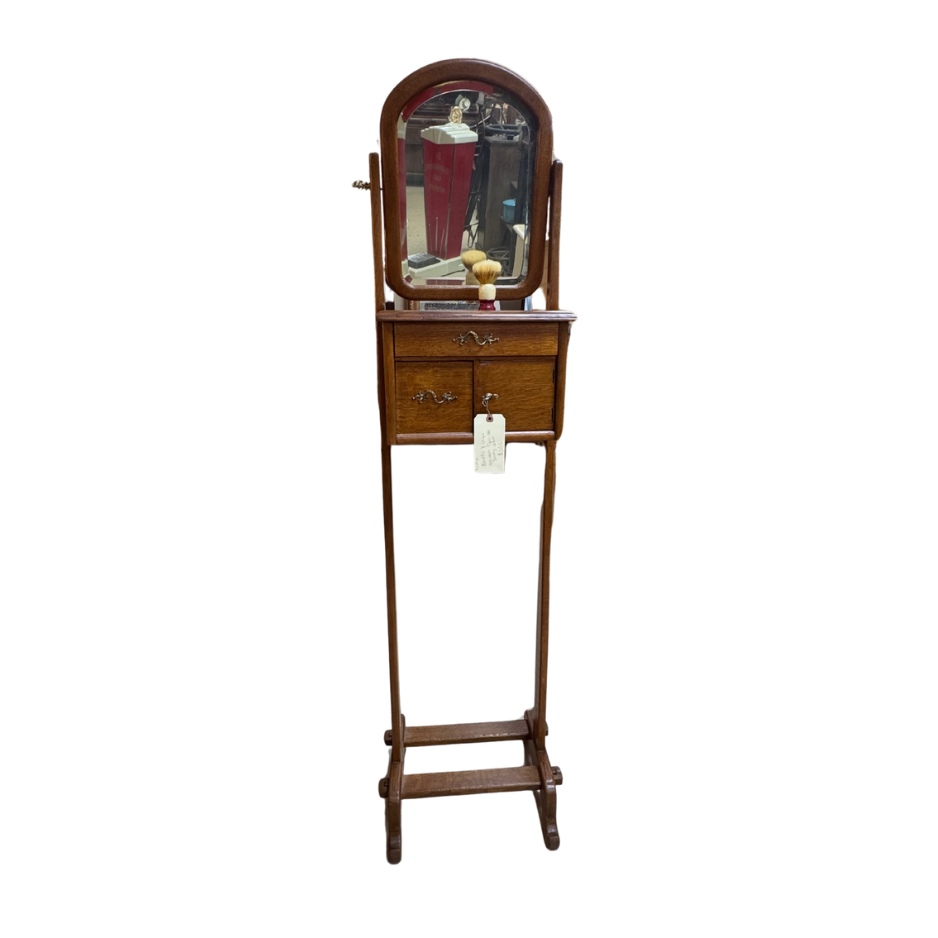 1890's Quartersawn Oak Shaving Valet