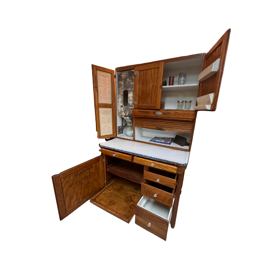 Oak Hoosier Cabinet