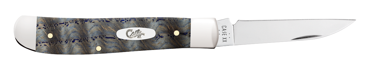 Case XX™ Mini Trapper Blue Curly Oak Wood