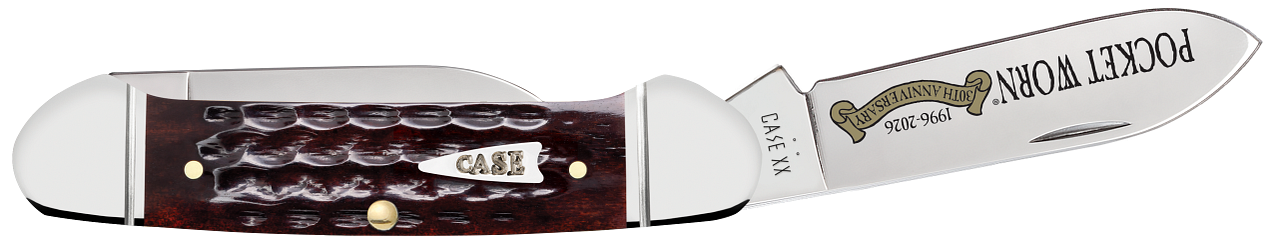 Case XX™ Canoe Pocket Worn 30th Mahogany Bone Canoe