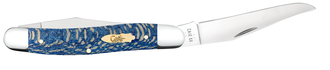 Case XX™ Muskrat Blue Sycamore Wood 63737 Stainless Pocket Knife