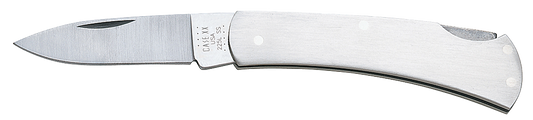 Brushed Stainless Steel Executive Lockback