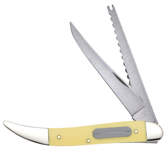 Yellow Synthetic Fishing Knife