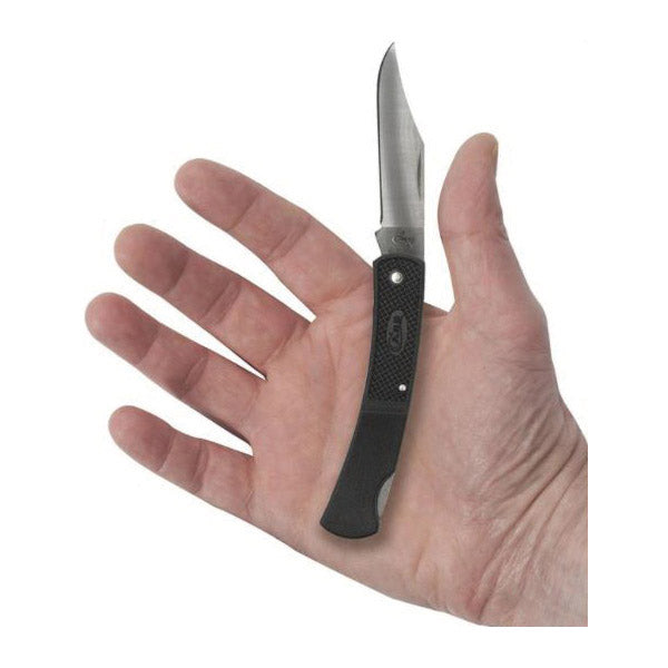 Black Zytel Light weight Lockback Stainless Pocket Knife