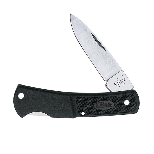 Black Zytel Lightweight Small Lockback Stainless Pocket Knife