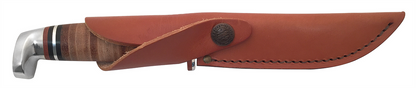 Leather 5" Utility Hunter with Leather Sheath