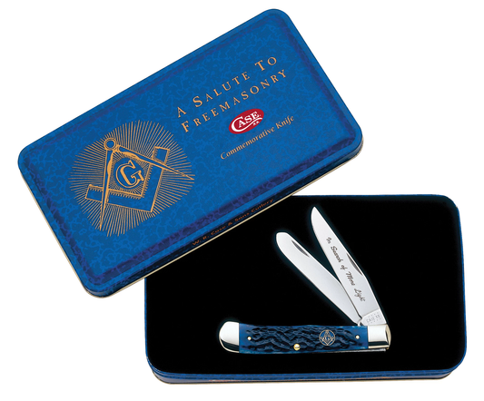 Masonic Gift Tin Standard Jig Blue Bone Trapper