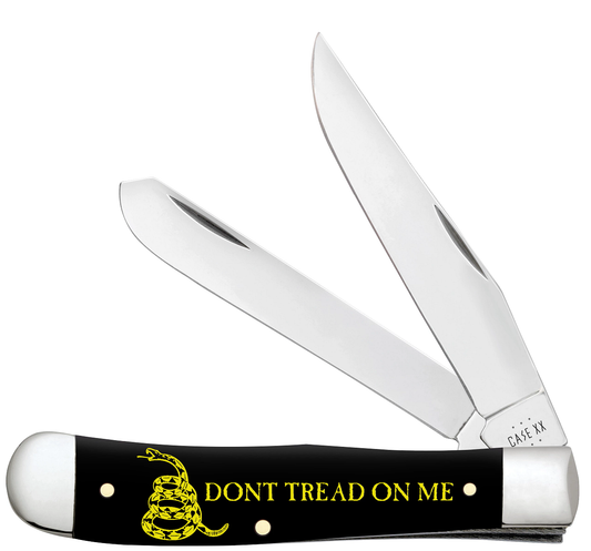 Dont Tread on Me® Embellished Smooth Black Synthetic Trapper