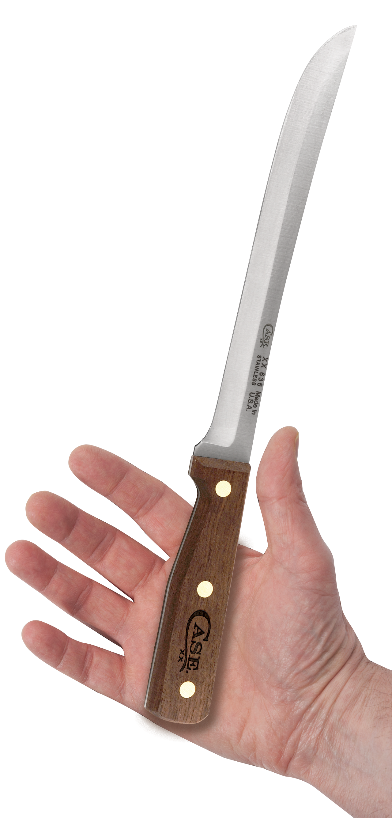 Household Cutlery 9" Slicing Knife (Solid Walnut)