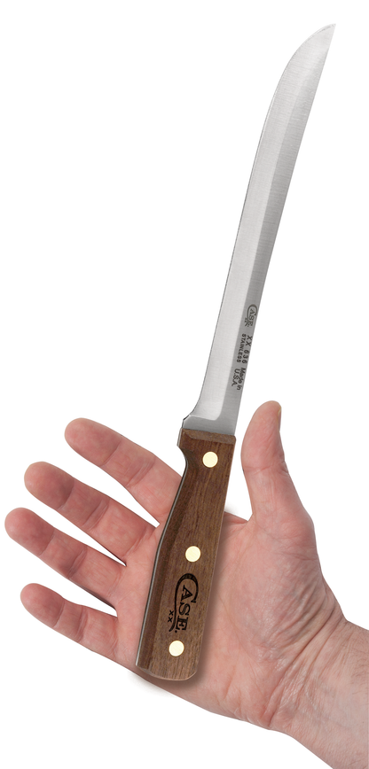 Household Cutlery 9" Slicing Knife (Solid Walnut)